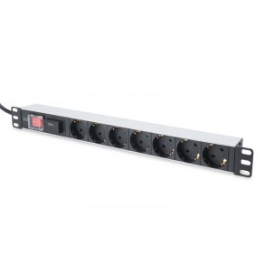 1U Aluminium PDU Rackmonterbar