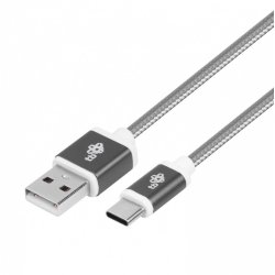 Kabel USB - USB C 1,5 m gr� tape