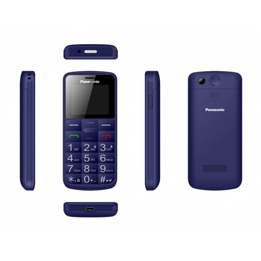 Mobiltelefon til senior KX-TU110 bl�