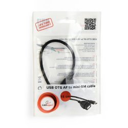 Kabel USB OTG Mini BM -> USB AF 15cm