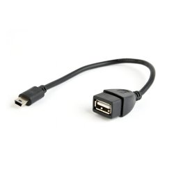 Kabel USB OTG Mini BM -> USB AF 15cm
