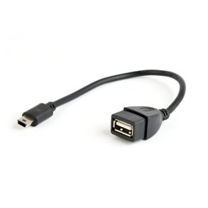 Kabel USB OTG Mini BM -> USB AF 15cm