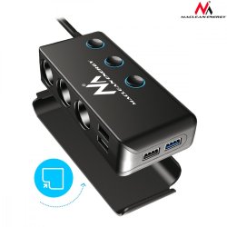 USB biloplader 4xUSB porte