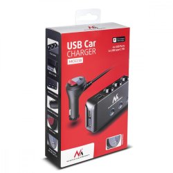 USB biloplader 4xUSB porte