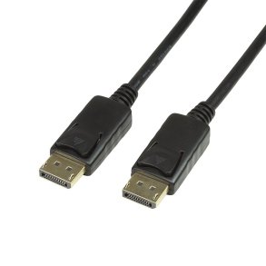 DisplayPort 1.2 kabel 4K2K, 7,5m, sort