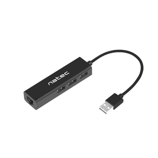 USB Hub 3-porte + RJ45 Dragonfly