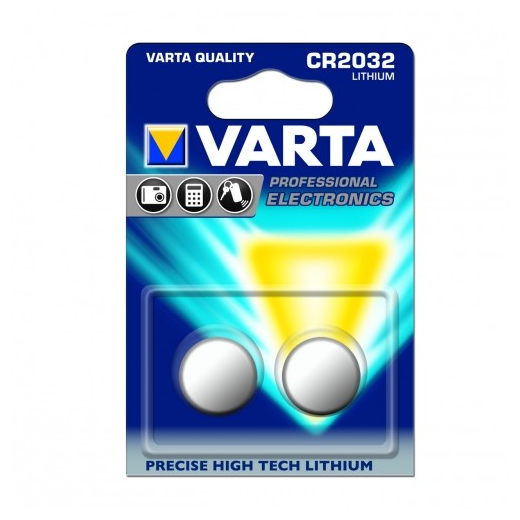 Lithiumbatteri 3V CR2032 BIOS 10 pak-2 stk