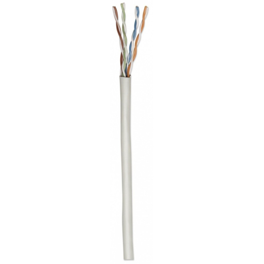 Intellinet UTP solid kabel 4x2 cat. 5e. ledning CCA 305m gr�