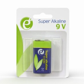 Batteri alkaline 9 V 6LR61 blister