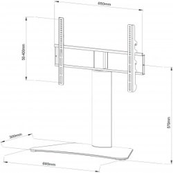 Minitable/stativ + TV holder 32-65 tommer 60KG SD-31 Vesa 600x400