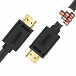 Kabel HDMI M/M 1.5M v2.0, guld, basic; Y-C137M