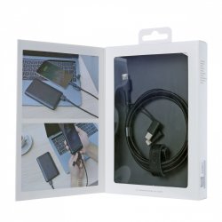 CB-BAL5 3i1 hurtig flettet Quick Charge micro USB | USB C | Lightning | 1.2m