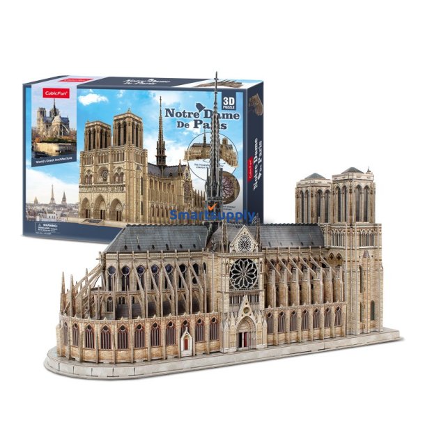 Puzzle 3D 293 elementer Notre Dame