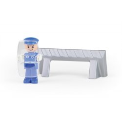 Politibil med tilbeh�rskasse Truxx