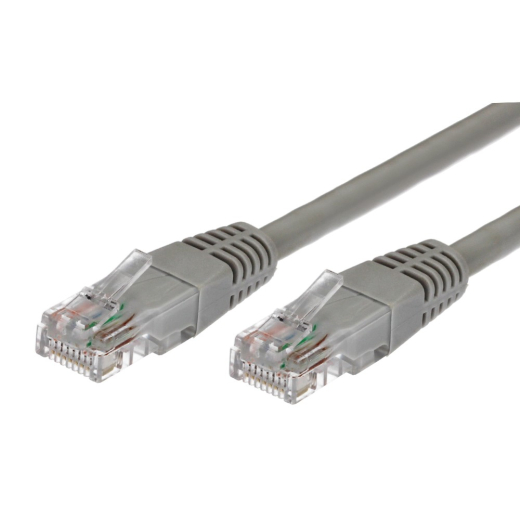 Patchkabel cat.6 RJ45 UTP 0,5m. gr�