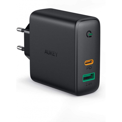 PA-D3 V�goplader 2xUSB Power Delivery (1xUSB+1xUSB C) 5.4A 60W Dynamic Detect
