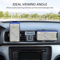 HD-C48 Telefonholder til bilens luftventil | 360� roterende og pivoterende kugleled