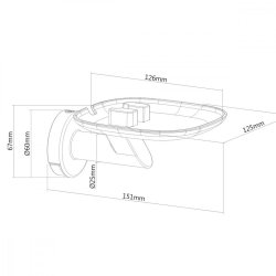 V�gbeslag Til Sonos One MC-840