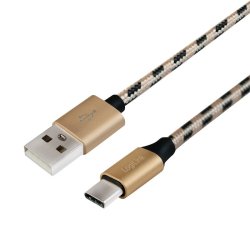 Sync- og ladekabel USB2.0 AM til USB-C han