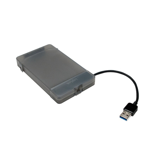 USB3.0 til 2.5' SATA adapter med etui