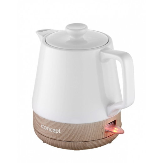 Keramisk kedel Concept RK0060 1,0L hvid