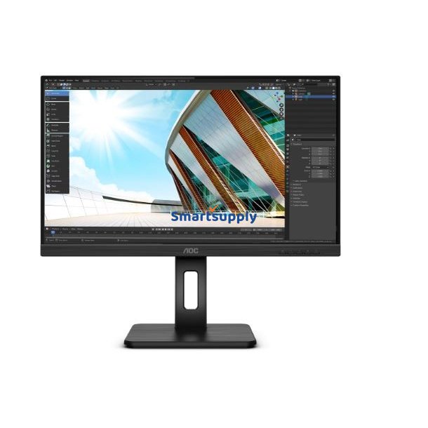 Monitor Q27P2Q 27 tommer IPS HDMI DP USB Pivot