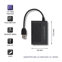 Hard Drive Adapter USB3.0 HDD/SSD 2.5 inches SATA3