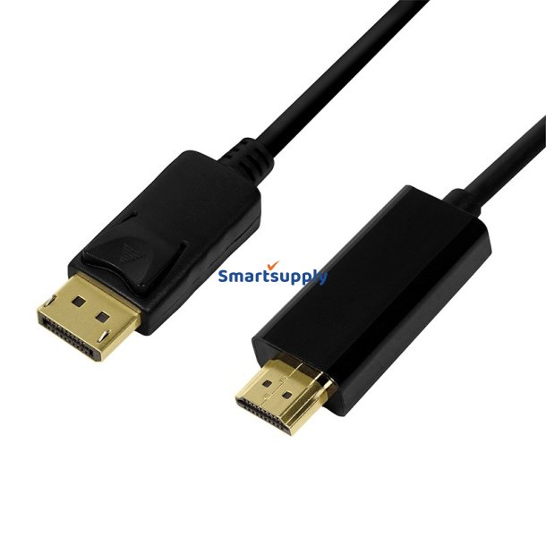 DisplayPort kabel DP1.2 til HDMI 1.4, 3m