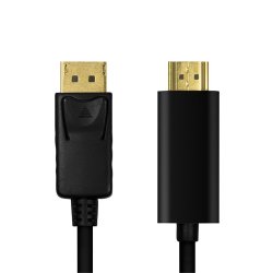 DisplayPort kabel DP1.2 til HDMI 1.4, 3m