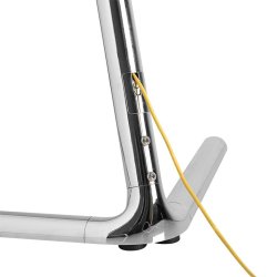 TV-stativ med V-fod krom