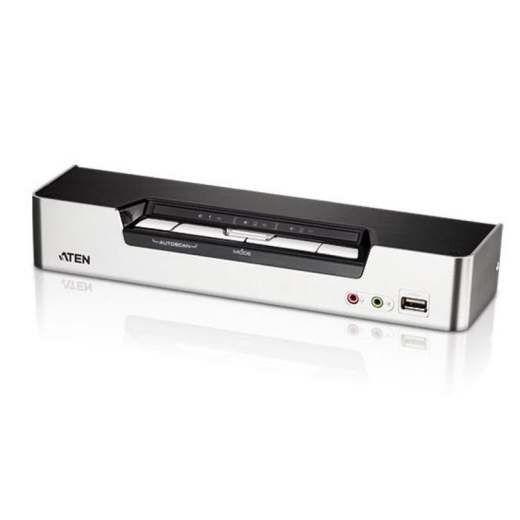 4-Port USB HDMI/Lyd KVMP Switch CS1794-AT-G