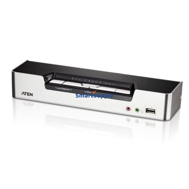 4-Port USB HDMI/Lyd KVMP Switch CS1794-AT-G