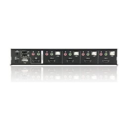 4-Port USB HDMI/Lyd KVMP Switch CS1794-AT-G