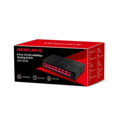 Switch Mercusys MS108G 8xGE
