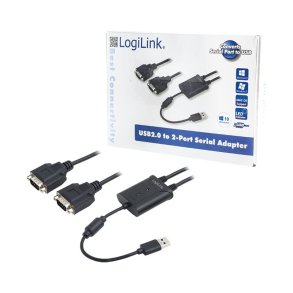 USB 2.0 til 2x serielladapter