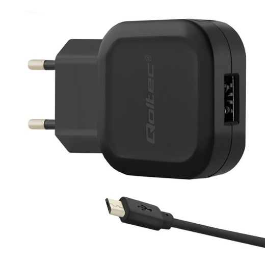 Lader 12W 5V 2.4A USB + Micro USB kabel