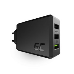 Oplader GC ChargeSource 3 3xUSB 30W med hurtigopladningsteknologi Ultra Charge og Smart Charge