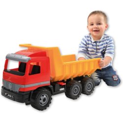 Lena Dump Truck Actros 62 cm enkelt brun vogn