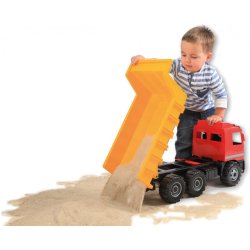 Lena Dump Truck Actros 62 cm enkelt brun vogn
