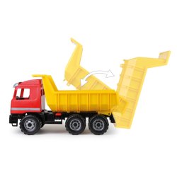 Lena Dump Truck Actros 62 cm enkelt brun vogn