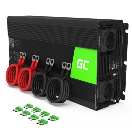 Converter 12V til 230V 3000W/6000W Mod sinus