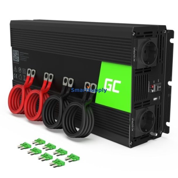 Converter 12V til 230V 3000W/6000W