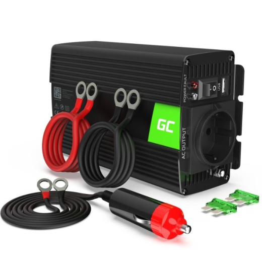 Converter 12V til 230V 300W/600W Mod sinus