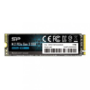 SSD-drev P34A60 1TB PCIE M.2 NVMe 2200/1600 MB/s
