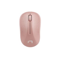 Tr�dl�s mus Toucan pink-hvid