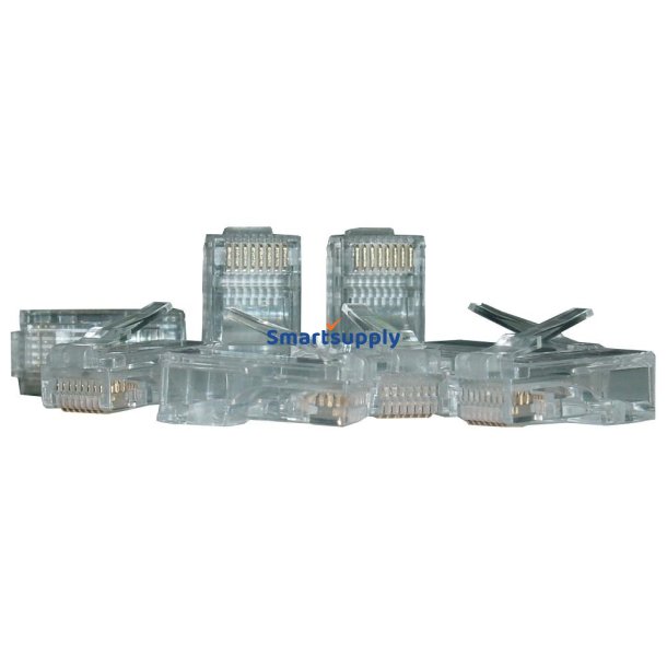 RJ45 Cat.6 universal solid / stranded 8P8C 100stk