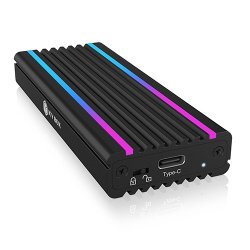 ICY BOX IB-1824ML-C31 M.2 NVMe-sag med RGB