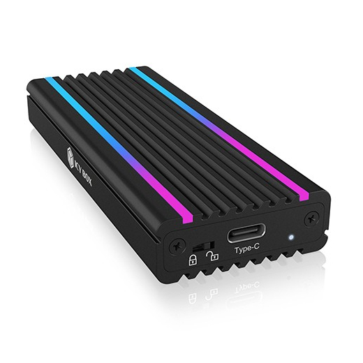 ICY BOX IB-1824ML-C31 M.2 NVMe-sag med RGB