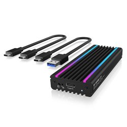 ICY BOX IB-1824ML-C31 M.2 NVMe-sag med RGB