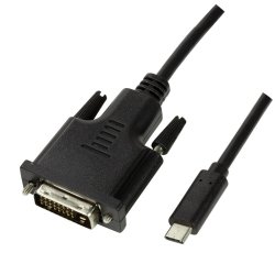 USB-C til DVI kabel 1,8m